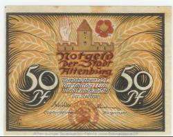 Altenburg - Stadt - 1921 - 50 Pfennig