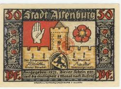 Altenburg - Stadt - 1921 - 50 Pfennig