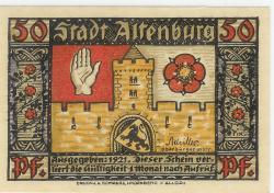 Altenburg - Stadt - 1921 - 50 Pfennig