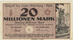 Altenburg - Stadt - Oktober 1923 - 20 Millionen Mark