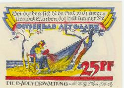 Alt-Gaarz (heute: Rerik) - Badeverwaltung - - 28.2.1922 - 25 Pfennig
