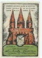 Altona - Stadt - 12.12.1921 - 40 Pfennig