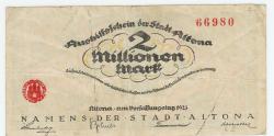 Altona - Stadt - 11.8.1923 - 2 Millionen Mark