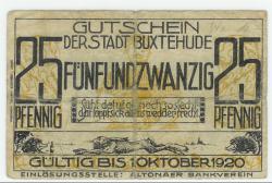 Altona - Altonaer Bankverein - - 1.10.1920 - 25 Pfennig