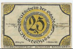 Altona - Altonaer Bankverein - - 1.10.1921 - 25 Pfennig
