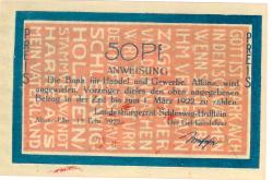 Altona - Landesbürgerrat - 15.2.1922 - 1.3.1922 - 50 Pfennig