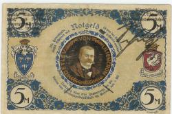 Altrahlstedt (heute: Hamburg) - Gemeinde - 15.10.1922 - 15.12.1922 - 5 Mark