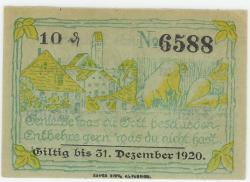Altusried - Marktgemeinde - - 31.12.1920 - 10 Pfennig