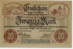 Annaberg - Amtshauptmannschaft - 1.11.1918 - 20 Mark