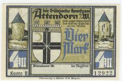 Attendorn - Stadt - -- - 4 Mark