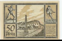 Auma - Stadt - 1.11.1921 - 50 Pfennig 