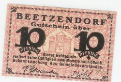 Beetzendorf - Gemeinde - -- - 10 Pfennig