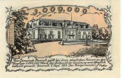 Benrath (heute: Düsseldorf) - Gemeinde - 7.9.1923 - 3 Millionen Mark