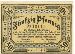 Bensheim - Stadt - 31.12.1920 - 50 Pfennig