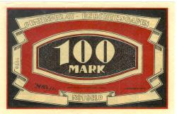 Berchtesgaden - Markt - 24.11.1922 - 100 Mark