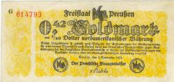Berlin - Freistaat Preußen, Finanzministerium - 3.11.1923 - 0.42 Goldmark 