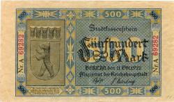 Berlin - Stadt - 11.10.1922 - 500 Mark