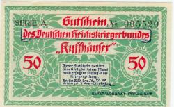 Berlin - Deutscher Reichskriegerbund Kyffhäuser, W 50, Geisbergstr. 2 - 29.11.19231 - 50 Pfennig