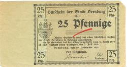 Bernburg - Stadt - 20.11.1918 - 1.7.1919 - 25 Pfennig