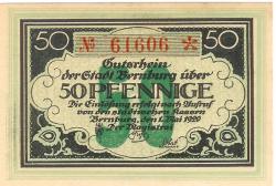 Bernburg - Stadt - 1.5.1920 - 50 Pfennig