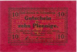 Berneck - Stadt - Januar 1917 - 10 Pfennig