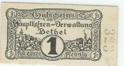 Bethel (heute: Bielefeld-Gadderbaum) - Anstalten - -- - 1 Pfennig