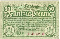 Biedenkopf - Stadt - -- - 50 Pfennig 