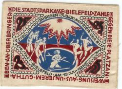 Bielefeld - Stadt - 15.7.1921 - 25 Mark 