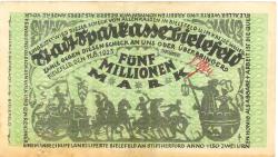 Bielefeld - Stadt - 11.8.1923 - 5 Millionen Mark