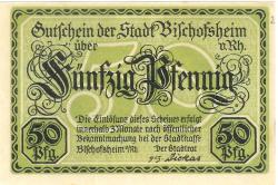 Bischofsheim - Stadt - -- - 50 Pfennig 