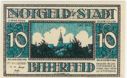Bitterfeld - Stadt - Juni 1921 - 10 Pfennig