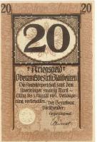 Blaubeuren - Amtskörperschaft - - 1.8.1919 - 20 Mark 