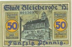 Bleicherode - Stadt - 1.3.1921 - 25 Pfennig