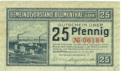 Blumenthal (heute: Bremen) - Gemeinde - 10.5.1918 - 25 Pfennig