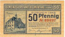 Blumenthal (heute: Bremen) - Gemeinde - 23.8.1920 - 25 Pfennig