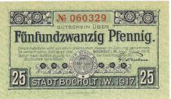 Bocholt - Stadt - 1.1.1918 - 25 Pfennig