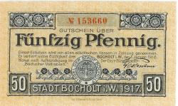 Bocholt - Stadt - 1.1.1918 - 50 Pfennig