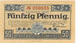 Bocholt - Stadt - 1.1.1918 - 50 Pfennig