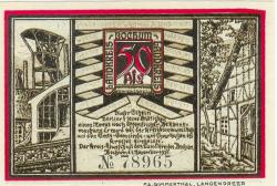 Bochum - Kreis - 1.11.1921 - 50 Pfennig