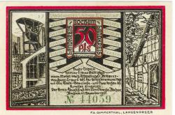 Bochum - Kreis - 1.11.1921 - 50 Pfennig