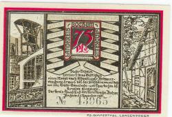 Bochum - Kreis - 1.11.1921 - 75 Pfennig