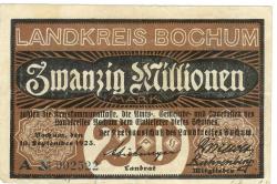 Bochum - Kreis - 10.9.1923 - 20 Millionen Mark