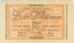 Bochum - Stadt - 10.9.1923 - 10 Millionen Mark