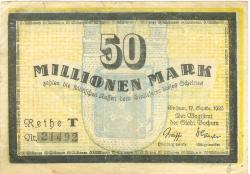 Bochum - Stadt - 17.9.1923 - 50 Millionen Mark