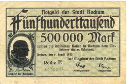 Bochum - Stadt - 6.8.1923 - 500000 Mark