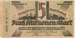 Bochum - Stadt - 15.8.1923 - 500000 Mark