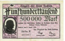 Bochum - Stadt - 15.8.1923 - 500000 Mark