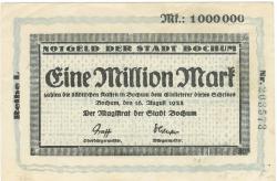 Bochum - Stadt - 16.8.1923 - 1 Million Mark