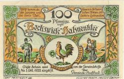 Bockswiese-Hahnenklee (heute: Goslar) - Gemeinde- - 1.10.1922 - 100 Pfennig