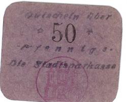 Bodenwerder - Sparkasse der Stadt - -- - 50 Pfennig